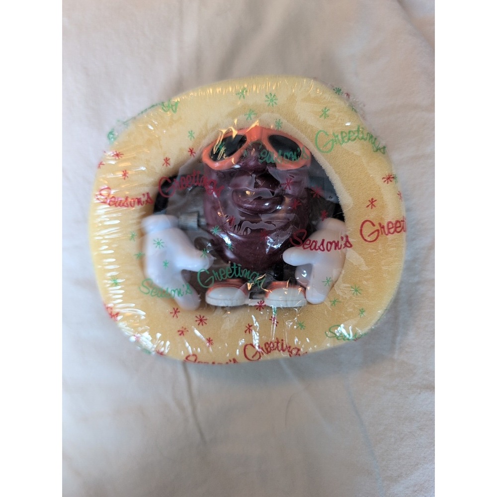 Vtg California Raisins Wind Up Toy 1980's‎ New in Package Holiday Retro